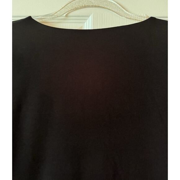 White House Black Market Womens Shirt Blouse Size S Black Work Cocktail - Picture 8 of 8